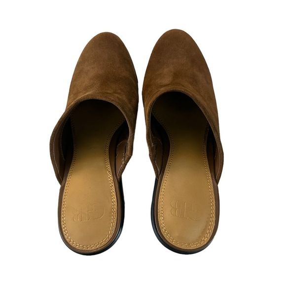 NWT Gianni Bini Bono So Chic Brown Suede Platform Mules 8 -  8.5 - Picture 7 of 9